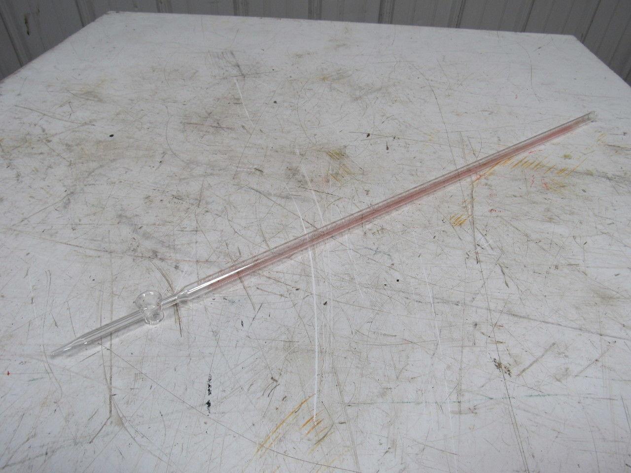 PYREX 2103 50 34543-23 Glass 50mL Burette No Stopcock Plug Graduated Laboratory