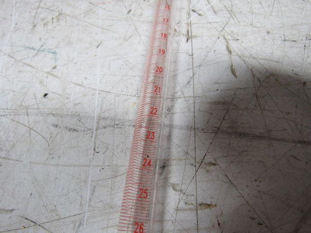 PYREX 2103 50 34543-23 Glass 50mL Burette No Stopcock Plug Graduated Laboratory