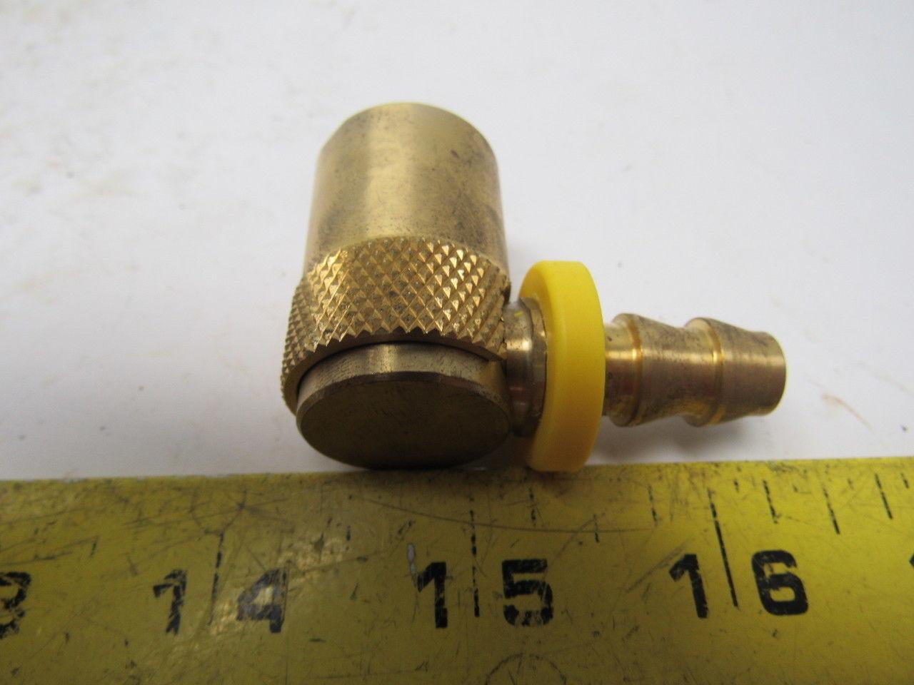 3/8" Push On Mold Coolant line Brass Quick Coupler Lot of 7