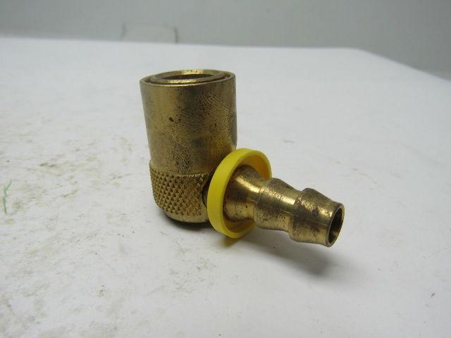 3/8" Push On Mold Coolant line Brass Quick Coupler Lot of 7