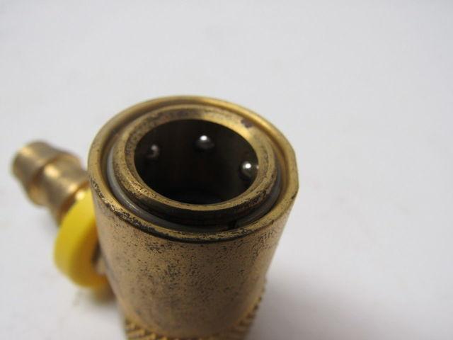 3/8" Push On Mold Coolant line Brass Quick Coupler Lot of 7