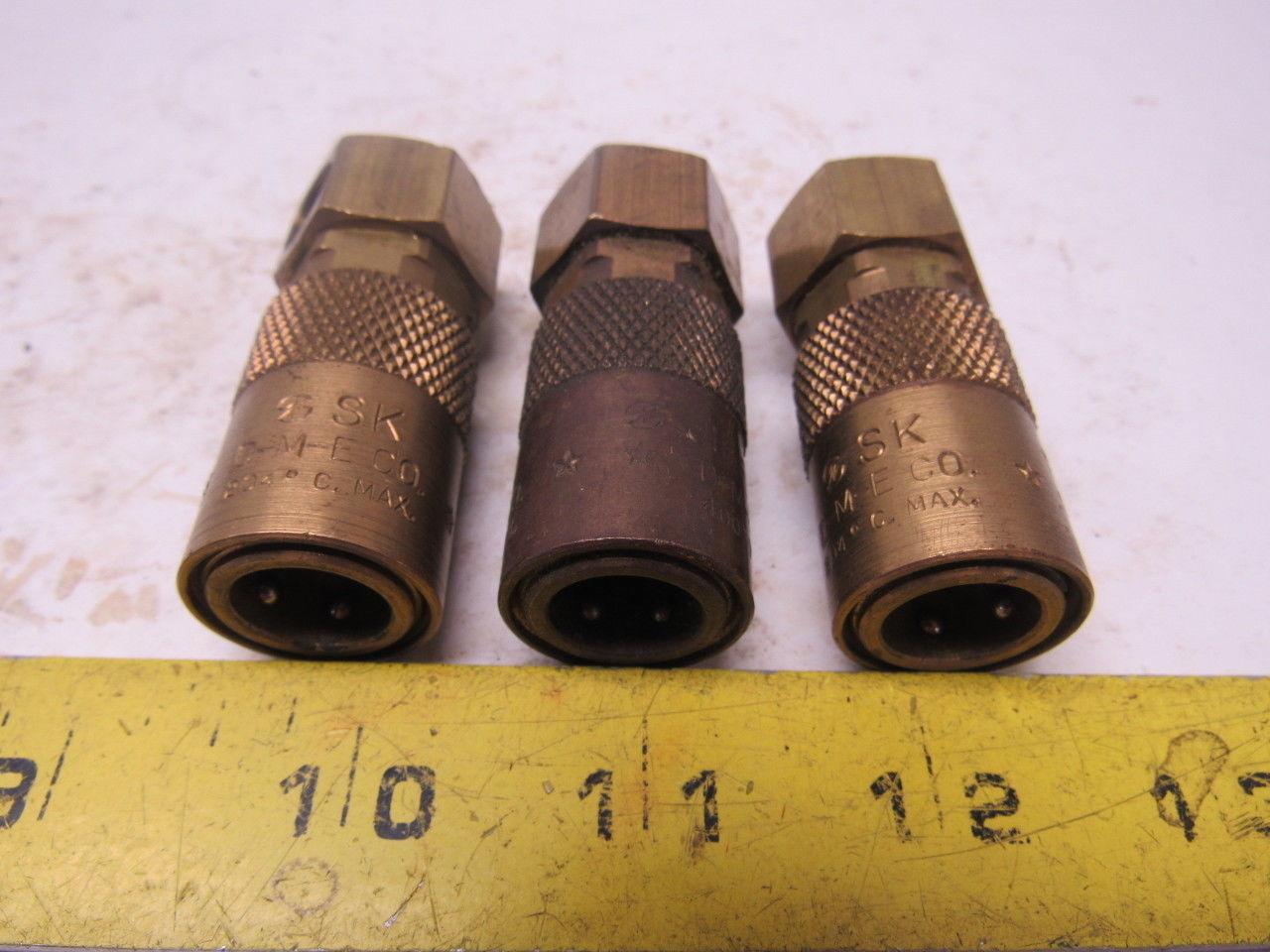 DME JCB0300 Jiffy-Tite Coolant Bridges Flow-thru style Lot of 3