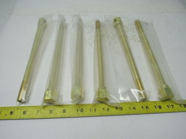 PCS 14B-10 1/4"NPT Brass Mold Extension Elbow 10" OAL. Lot of 6
