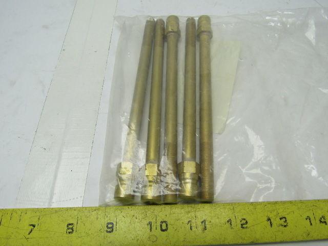 Dixon CM3M1-B-L7 3/8" X 7" Brass Mold Cooling Extension Plug 1/8" NPTF Lot of 5