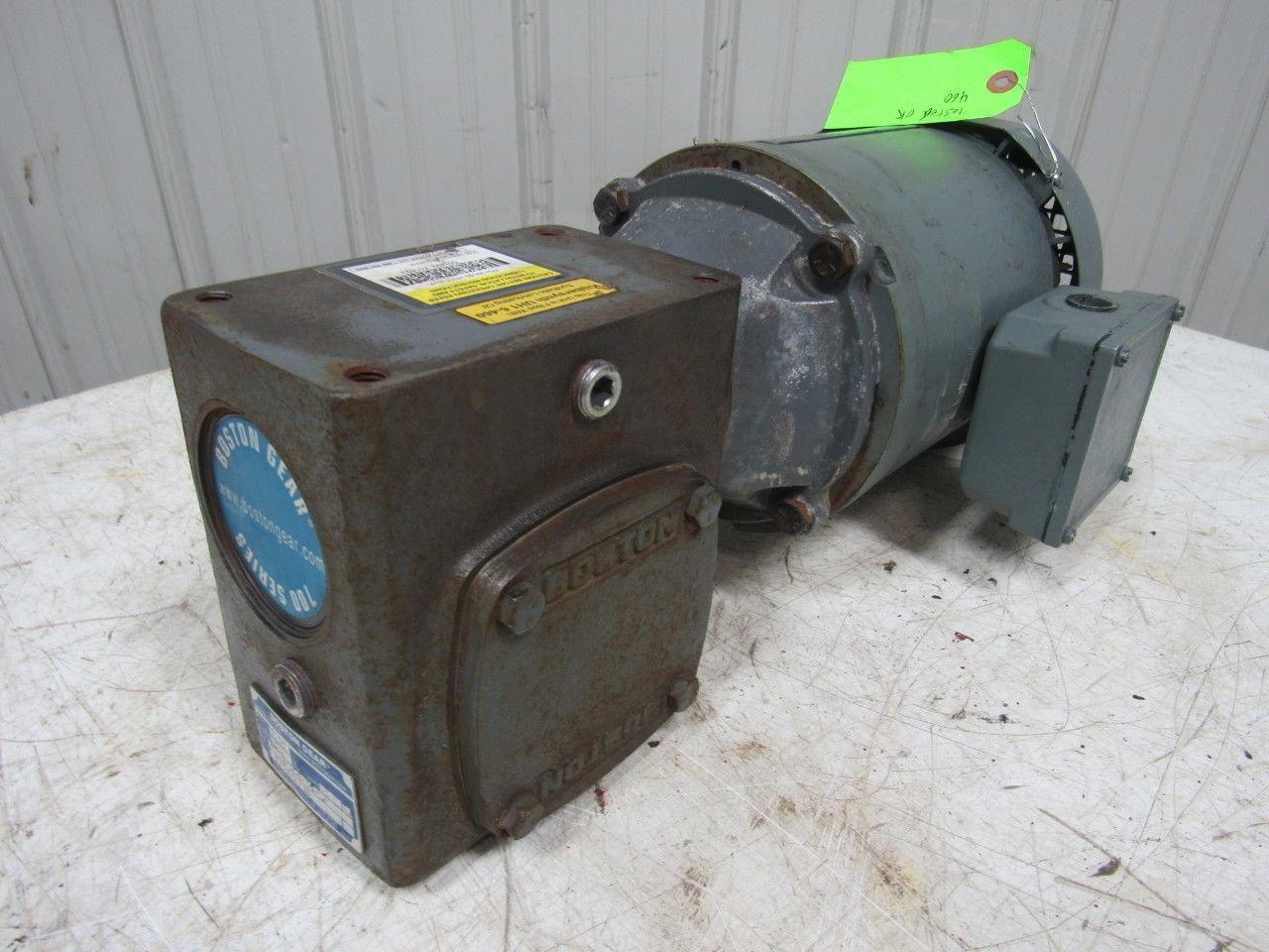 Boston Gear F721-25K-B5-J Right Angle Gearbox 25:1 Ratio W/Weg 1/2HP Motor