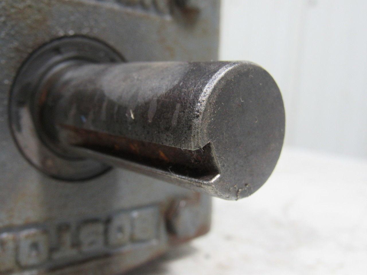 Boston Gear F721-25K-B5-J Right Angle Gearbox 25:1 Ratio W/Weg 1/2HP Motor