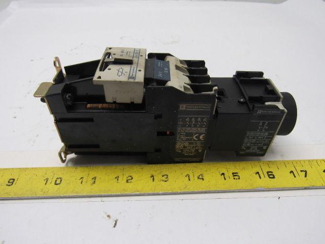 Telemecanique LA3 DR4 Off Delay 10-180 Sec. Pneumatic Timing Relay 24VAC Coil