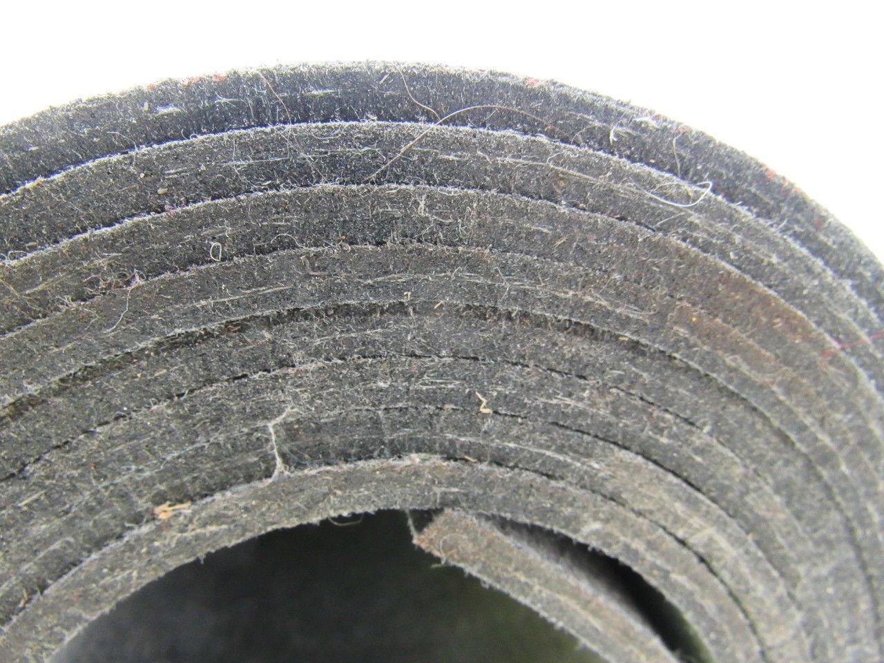 Grey Polyester fleece Conveyor Belt 10' X 12" X 0.160" Thick
