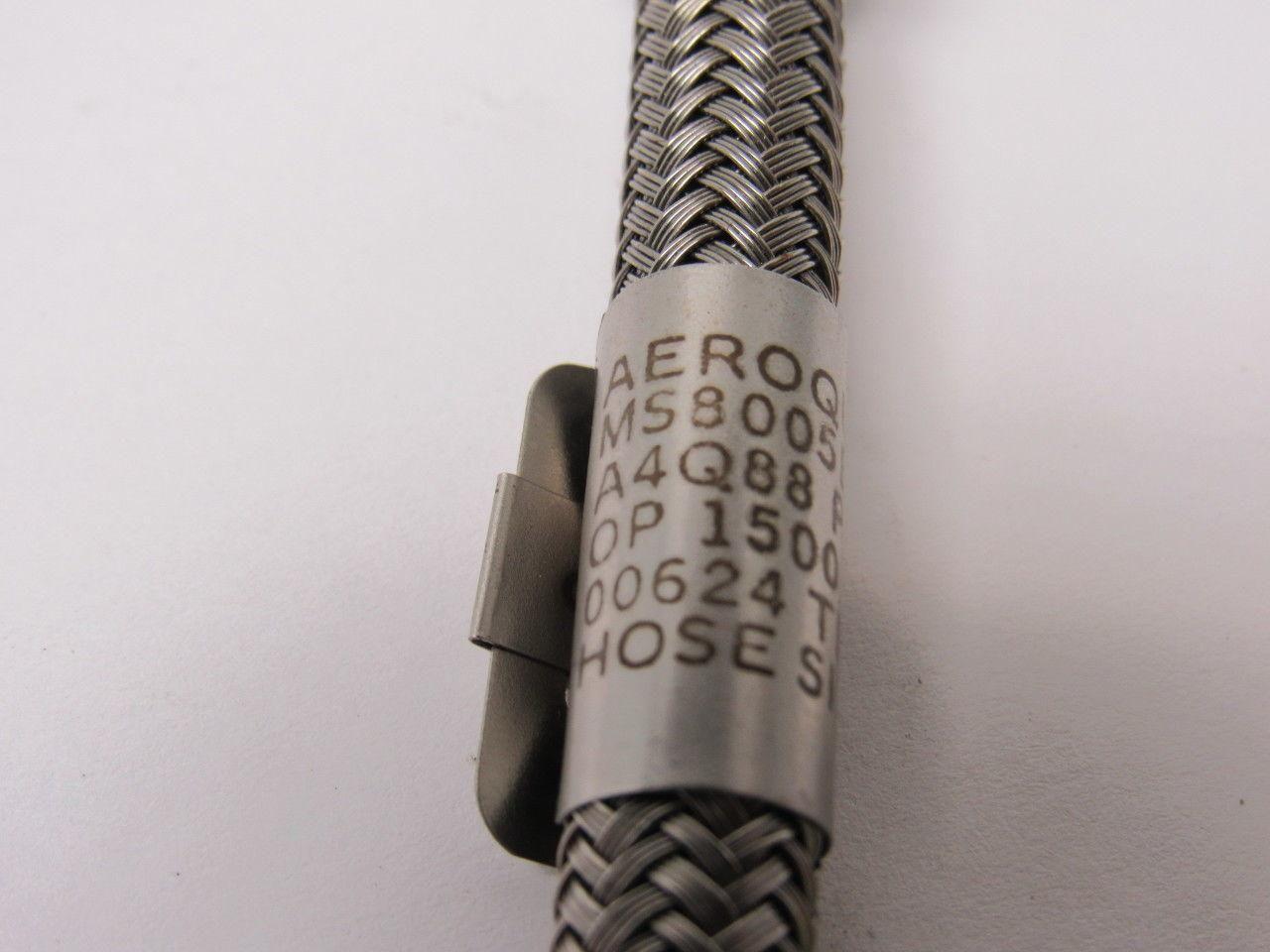 Aeroquip MS8005E084A High Pressure Braided Stainless Teflon Hose Size 4