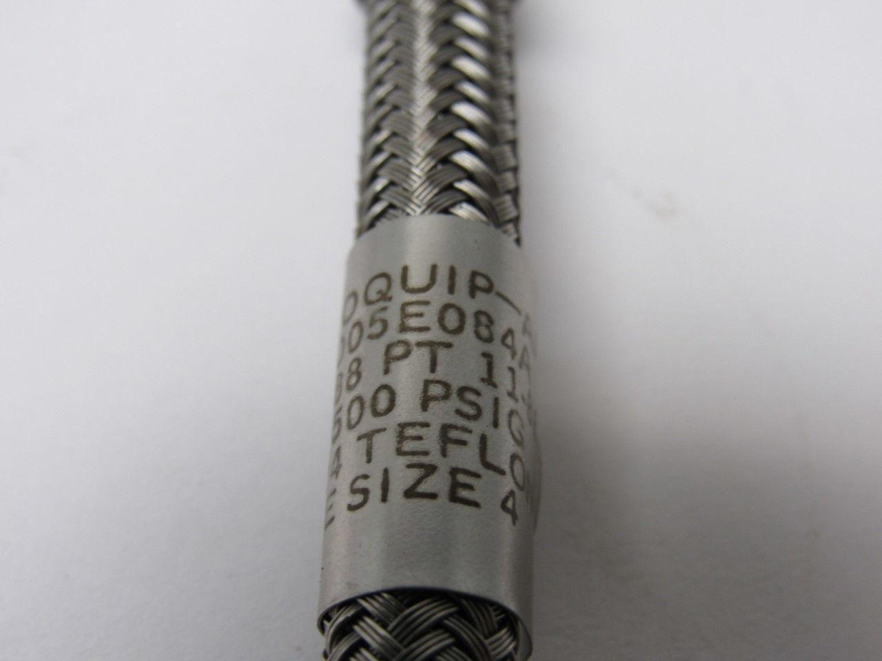 Aeroquip MS8005E084A High Pressure Braided Stainless Teflon Hose Size 4