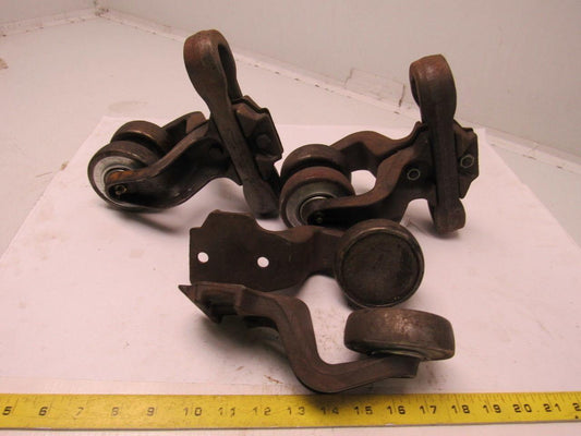 Jervis Webb 6968  Rivetless Chain Conveyor Trolley X-678 Size Lot Of 2 + Extras