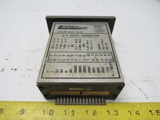 Cincinnati Electrosystems 4161-2-24 7 Segment Display