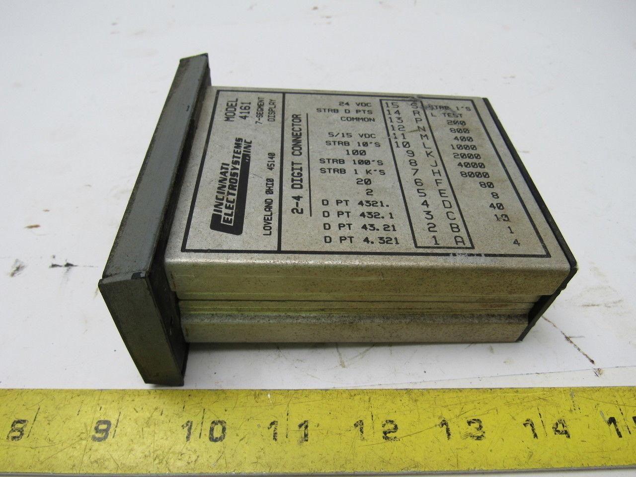 Cincinnati Electrosystems 4161-2-24 7 Segment Display