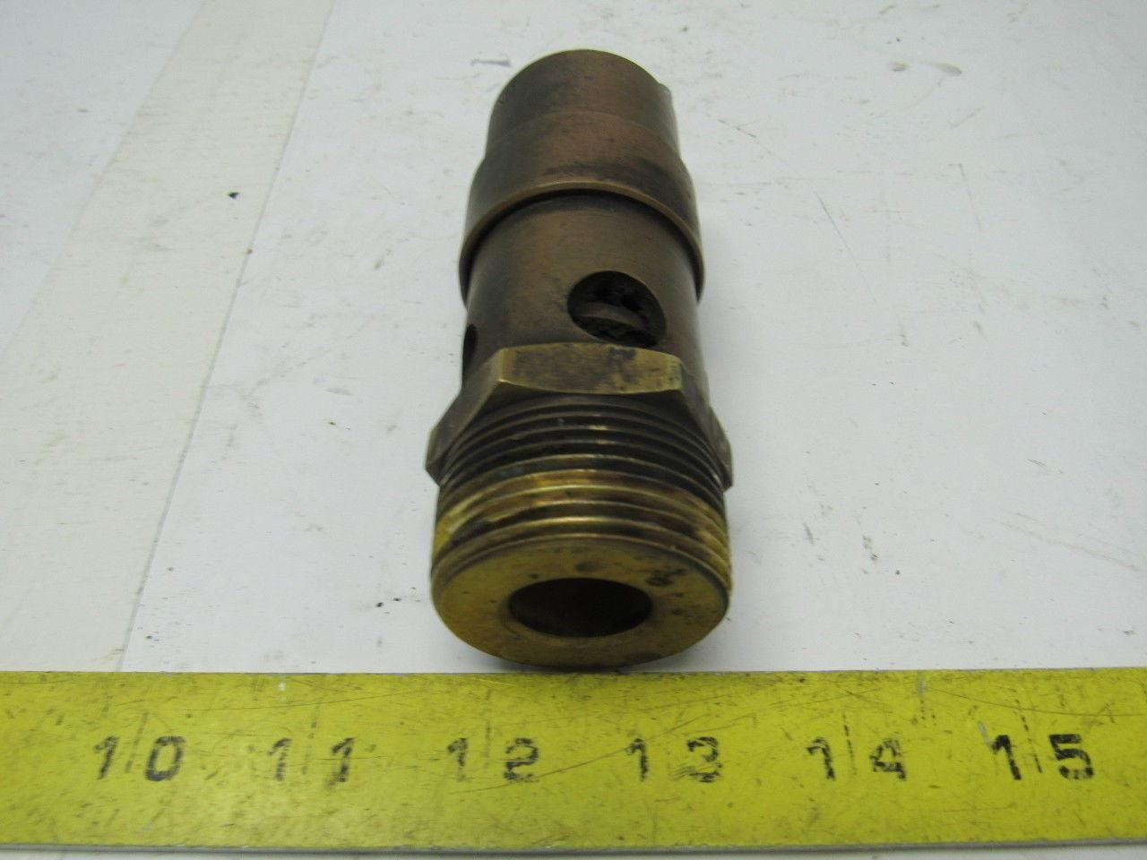 CDI SW12 1-1/4" NPT 200 PSI Pop-off ASME Safety Pressure Relief Valve Brass