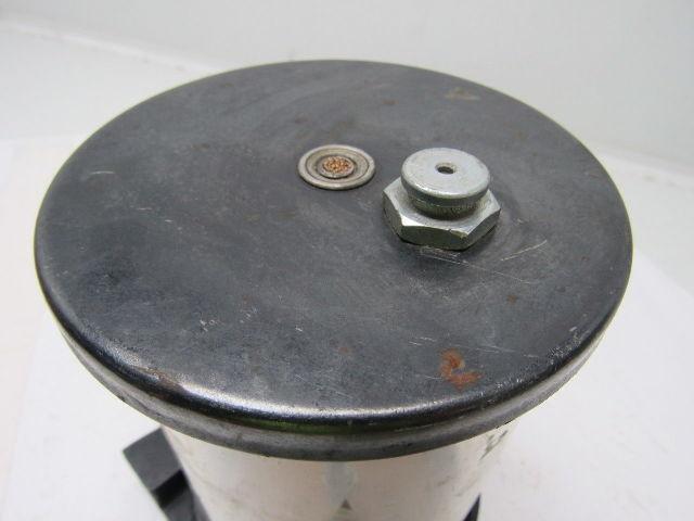 Remote Mount Gravity Feed Acrylic lubrication Reservoir 3-7/8" ID X 6-3/8" OAL