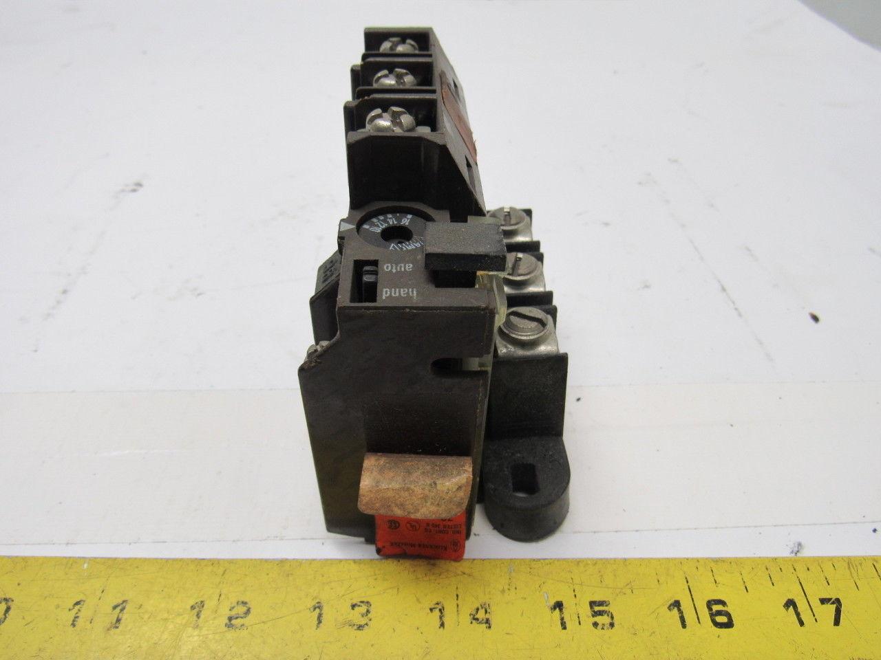 Klockner Moeller Z2-16/K-NA Overload Relay 6-10A 600VAC