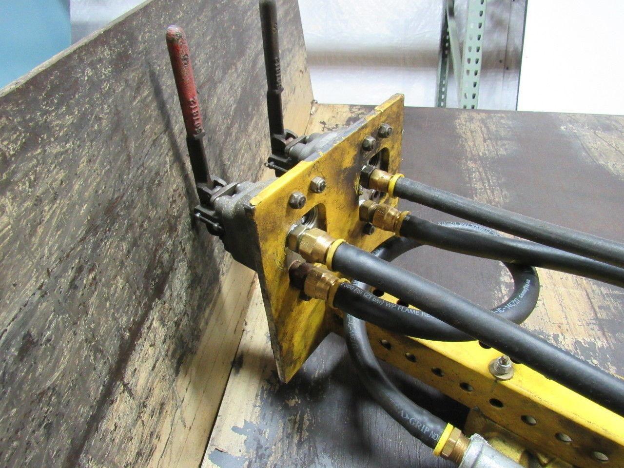 SCOTT 6000LB 3 Ton Air Pneumatic Lift Tilt Table 30 Degree Gaylord Tipper 48x48"