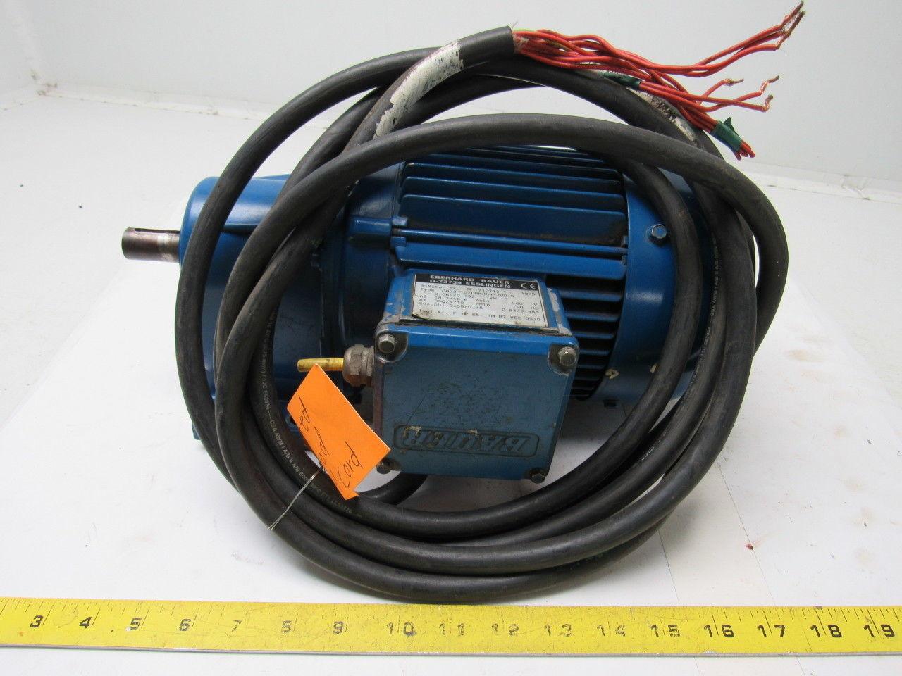 Eberhard Bauer G072-10/DPK884-200-W Electric Gear Motor 460V 0.43/0.48A