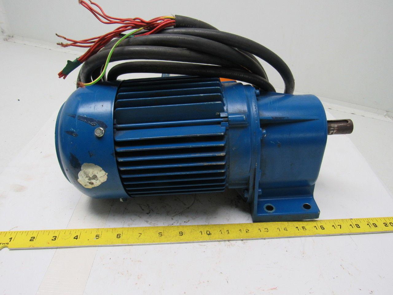 Eberhard Bauer G072-10/DPK884-200-W Electric Gear Motor 460V 0.43/0.48A