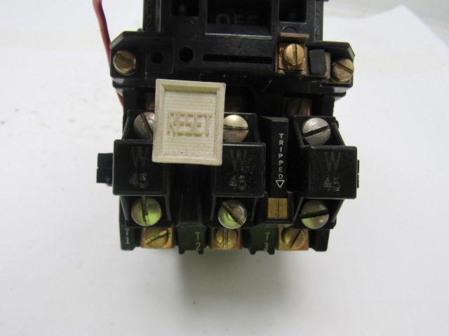 A-B Allen Bradley 509-A0D Motor Starter 115V Coil NEMA Size 0