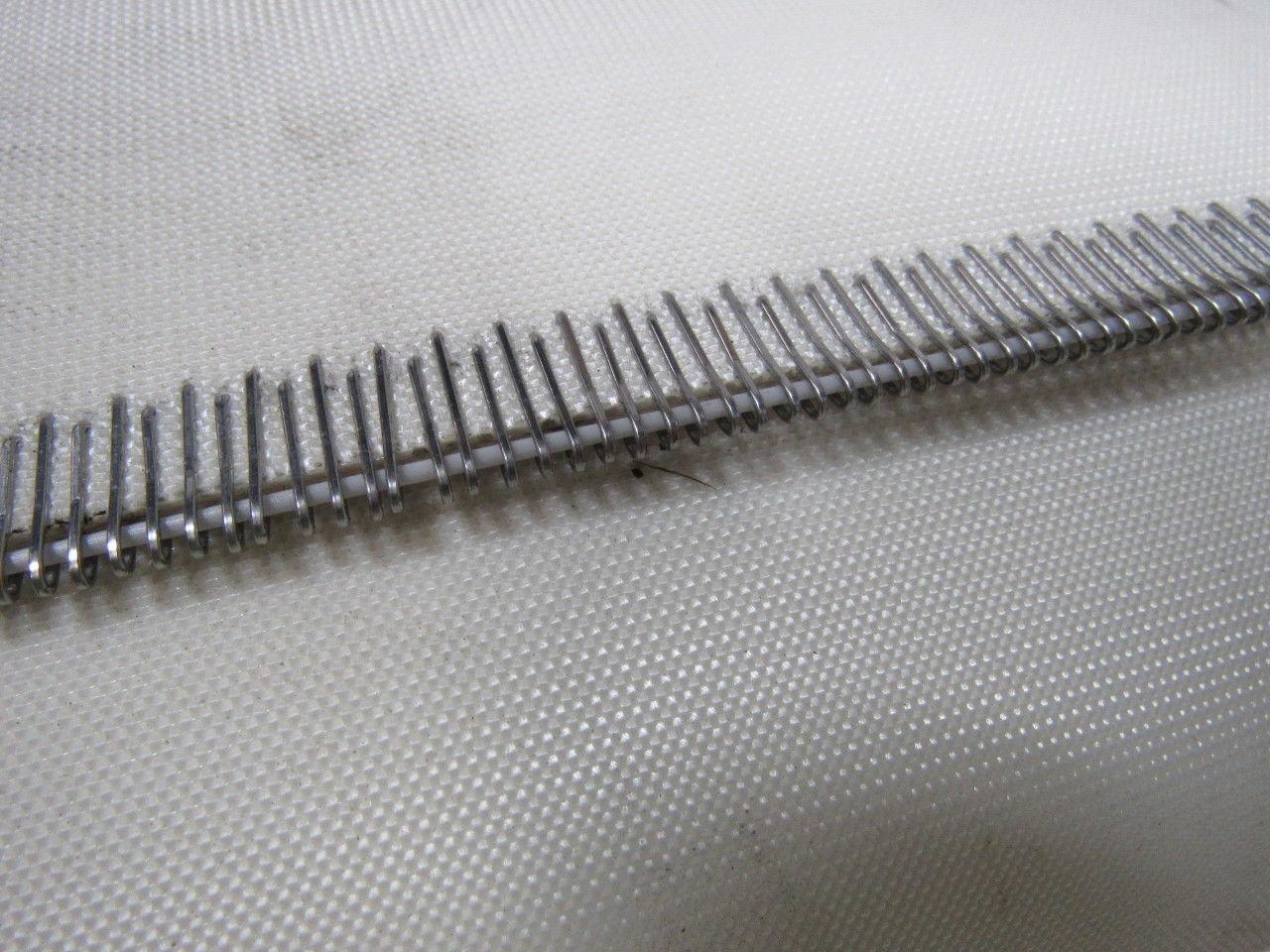 White Rubber Top Conveyor Belt Outside V-Guide 8' X 42-1/2" X 0.080"