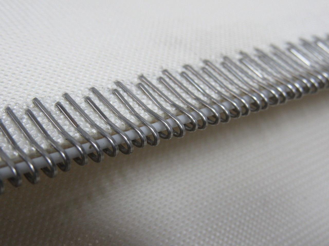 White Rubber Top Conveyor Belt Outside V-Guide 8' X 42-1/2" X 0.080"
