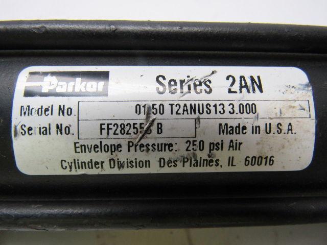 Parker 01.50 T2ANUS13 3.000 Double End To End Pneumatic Cylinder