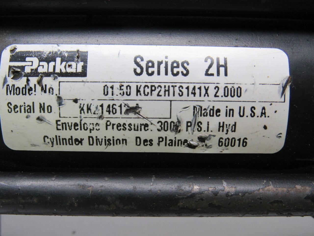 Parker 01.50 KCP2HTS141X 2.000 Double Hydraulic Cylinder