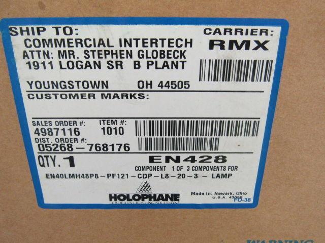 HOLOPHANE EN428 Light Fixture For MB5D/EN5E Luminaire Fitting 929L