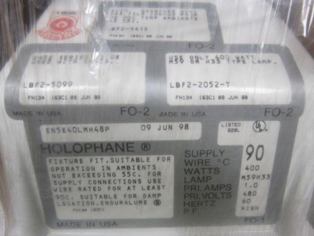 HOLOPHANE EN5E40LMH48P ENDURALUME Ballast Assy 2Pk. For EN428 400W 480V 60Hz NIB