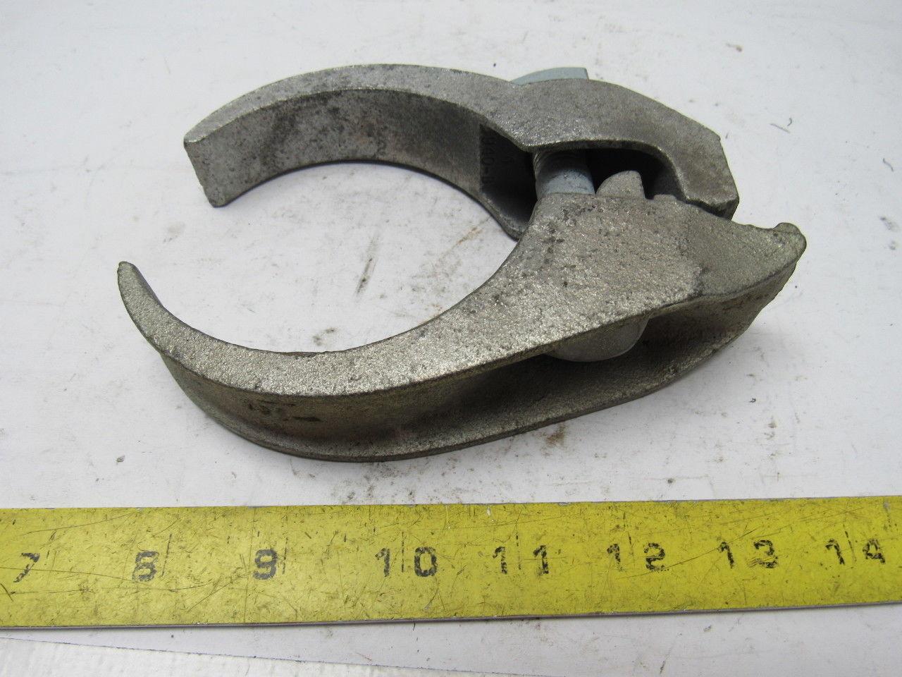 Latrobe 3-1/2" Edge Clamp Parallel Pipe Ridged Conduit Galvanized Lot Of 4