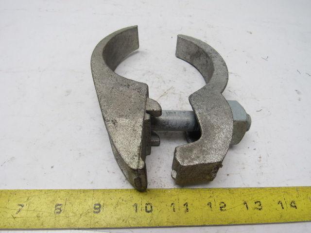Latrobe 3-1/2" Edge Clamp Parallel Pipe Ridged Conduit Galvanized Lot Of 4