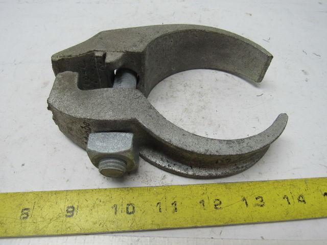 Latrobe 3-1/2" Edge Clamp Parallel Pipe Ridged Conduit Galvanized Lot Of 4