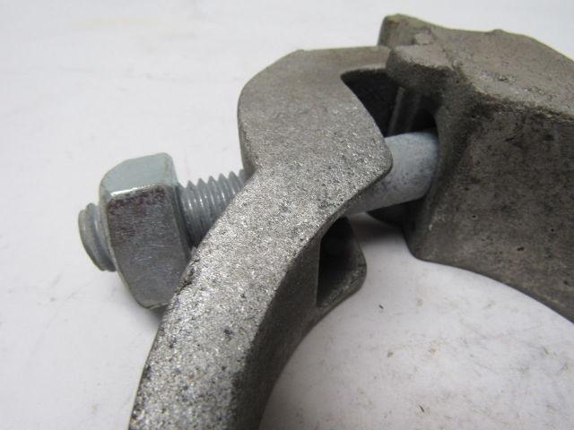 Latrobe 3-1/2" Edge Clamp Parallel Pipe Ridged Conduit Galvanized Lot Of 4