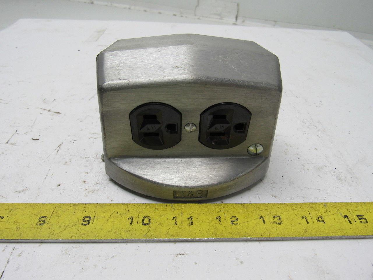 Thomas & Betts Above Floor Direct Wire Power Serve Receptacle & Fitting