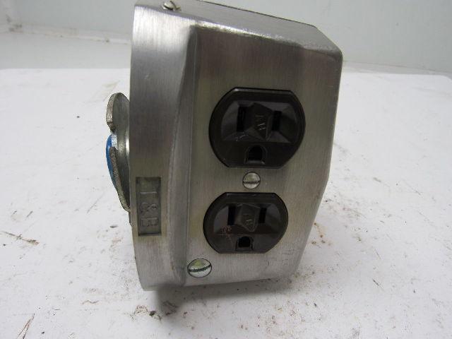 Thomas & Betts Above Floor Direct Wire Power Serve Receptacle & Fitting