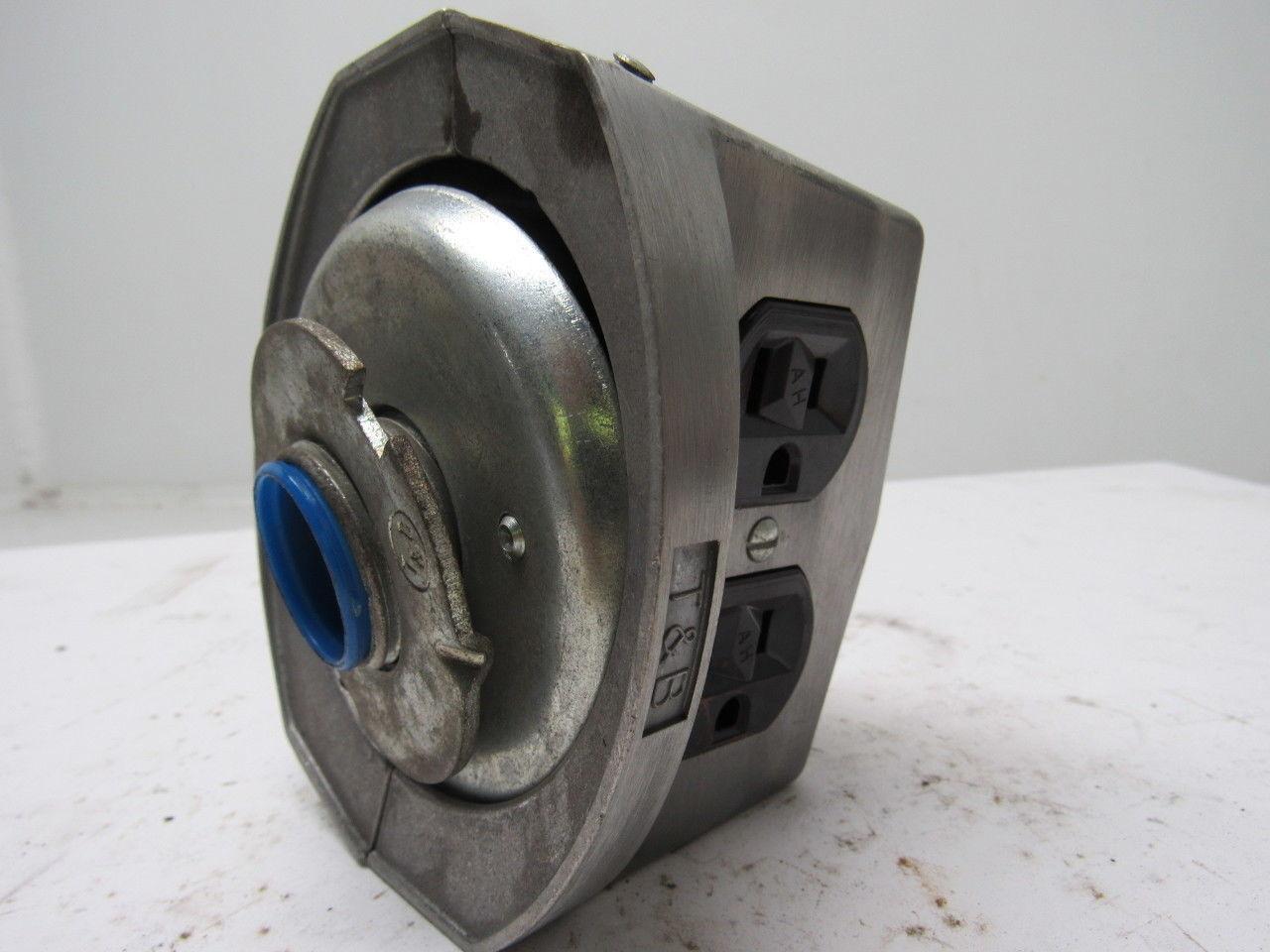 Thomas & Betts Above Floor Direct Wire Power Serve Receptacle & Fitting