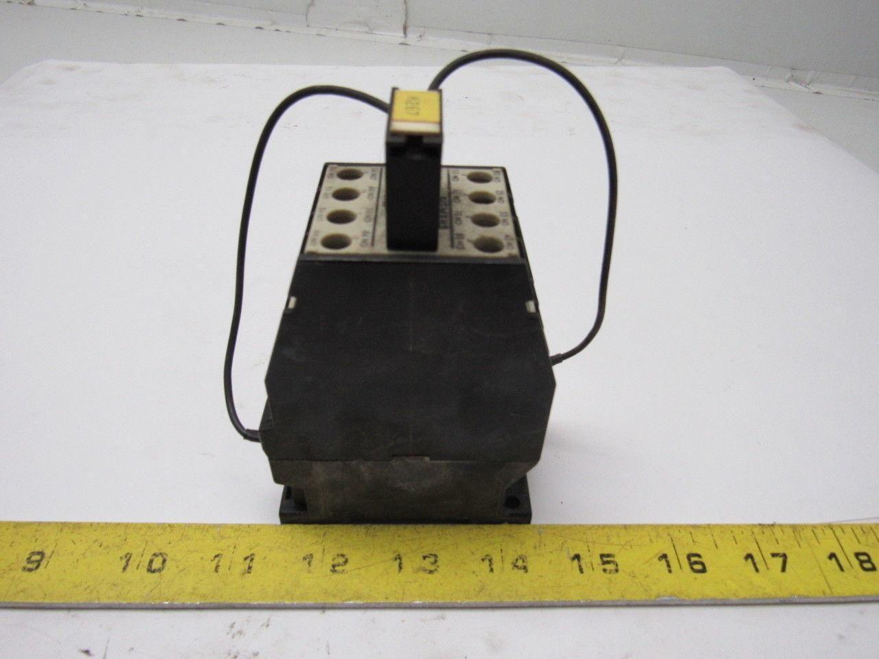 Siemens 3TH8280-0A AC 600V Contactor 220V Coil 8 N.O. Contacts