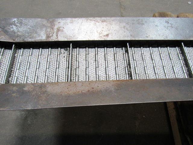 FONGEX 6" Steelbelt Chip Conveyor 6x45" Intake 220/440V 5FPM 38" Discharge Ht
