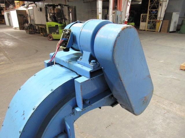 FONGEX 6" Steelbelt Chip Conveyor 6x45" Intake 220/440V 5FPM 38" Discharge Ht