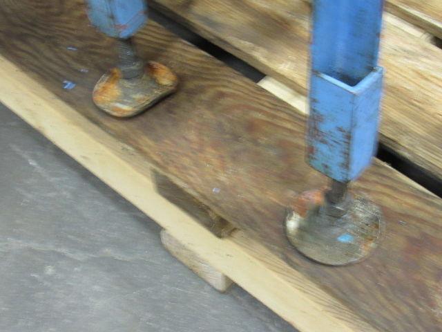 FONGEX 6" Steelbelt Chip Conveyor 6x45" Intake 220/440V 5FPM 38" Discharge Ht