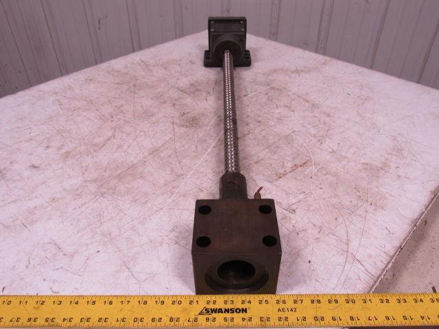 Cincinnati Milacron Sabre 1000 Y Axis Ball Screw W/Nut CNC 38" OAL