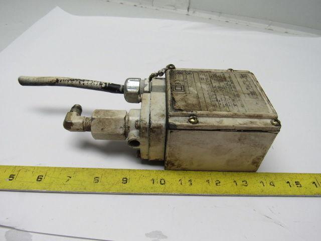 Square D 9012 GCW-21 20-1000 PSIG Pressure Switch