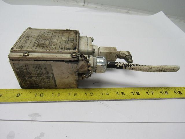 Square D 9012 GCW-21 20-1000 PSIG Pressure Switch