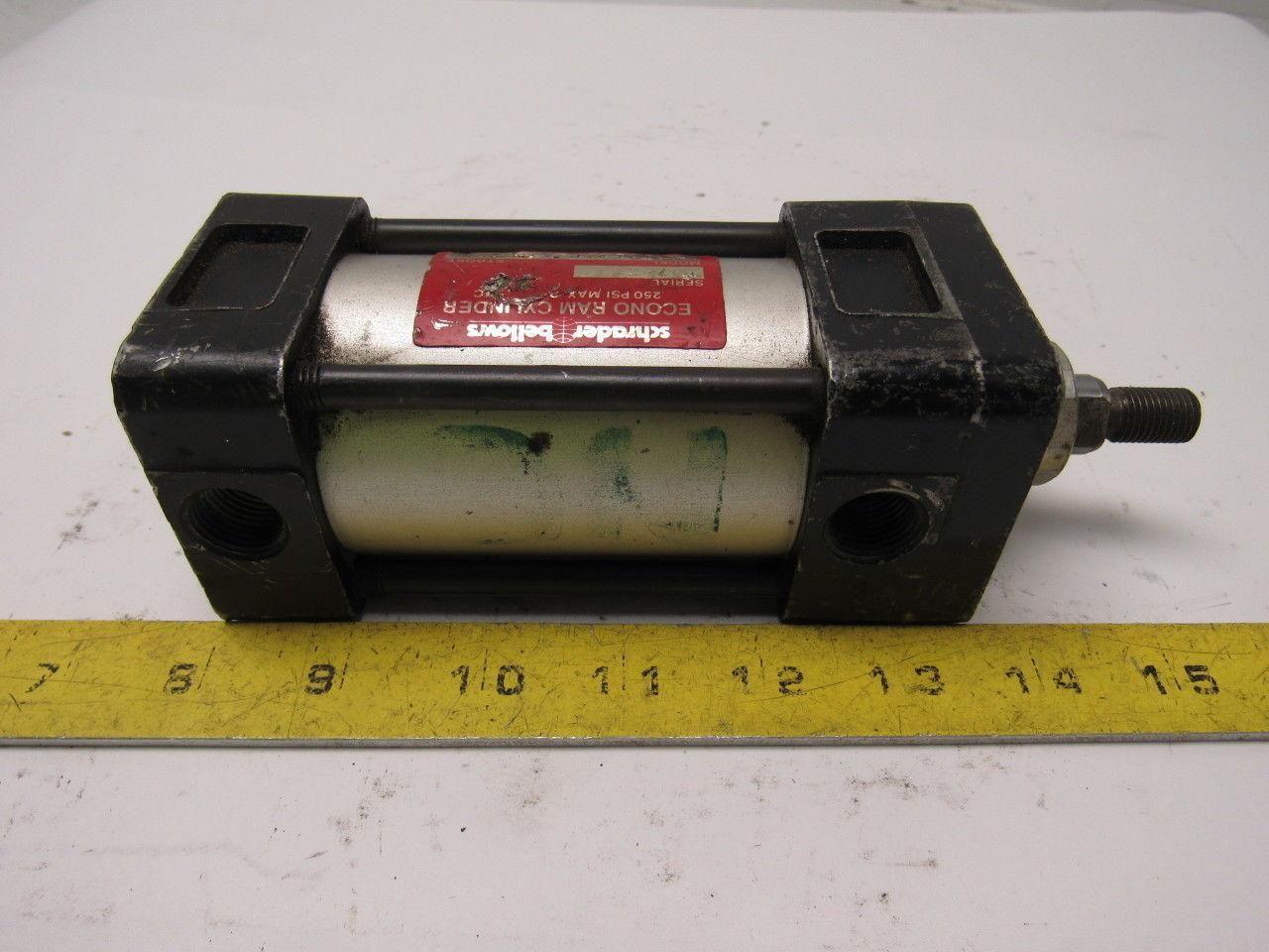 Schrader Bellows FWB101321 Econo-Ram Pneumatic Cylinder 2" Bore X 2" Stroke