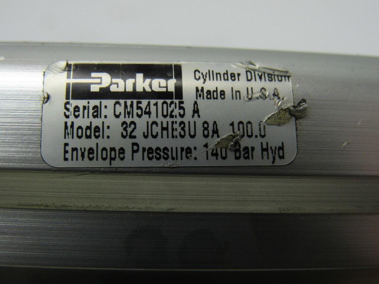 Parker 32 JCHE3U 8A Hydraulic Cylinder 32mm Bore X 100mm Stroke