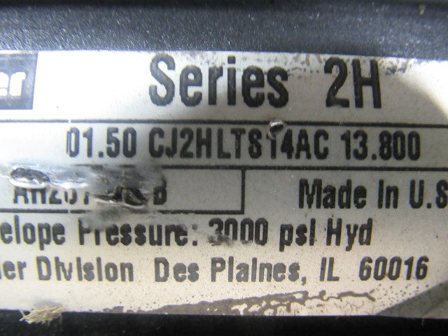 Parker 01.50 CJ2HLTS14AC 13.80 Hydraulic Cylinder 1-1/2" Bore X 13.80" Stroke