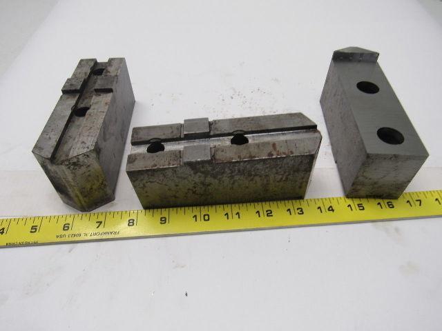 Daco 05-201466 Lathe Chuck Top Jaws 5" X 3" X 1-3/4" Lot Of 3