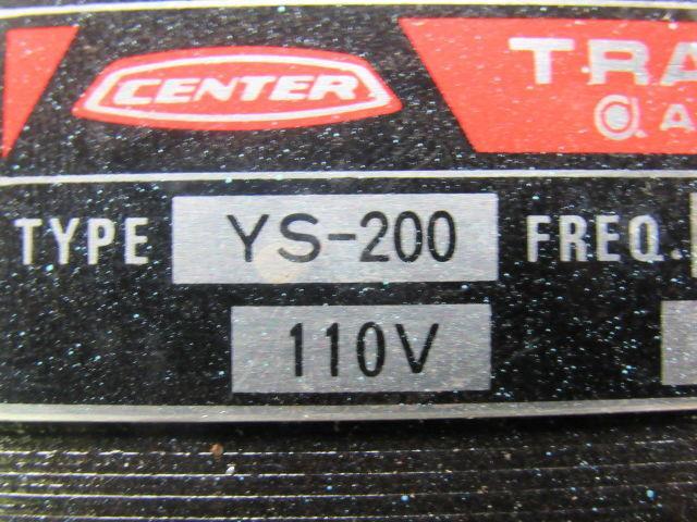 Aihara YS-200 200/220V Primary 110V Secondary 200 VA 50/60Hz Transformer