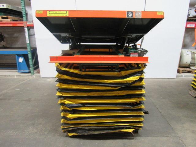 SOUTHWORTH Lift Tilt Table 3000Lb 12-36"Travel 58x48" Top 115V Single Phase